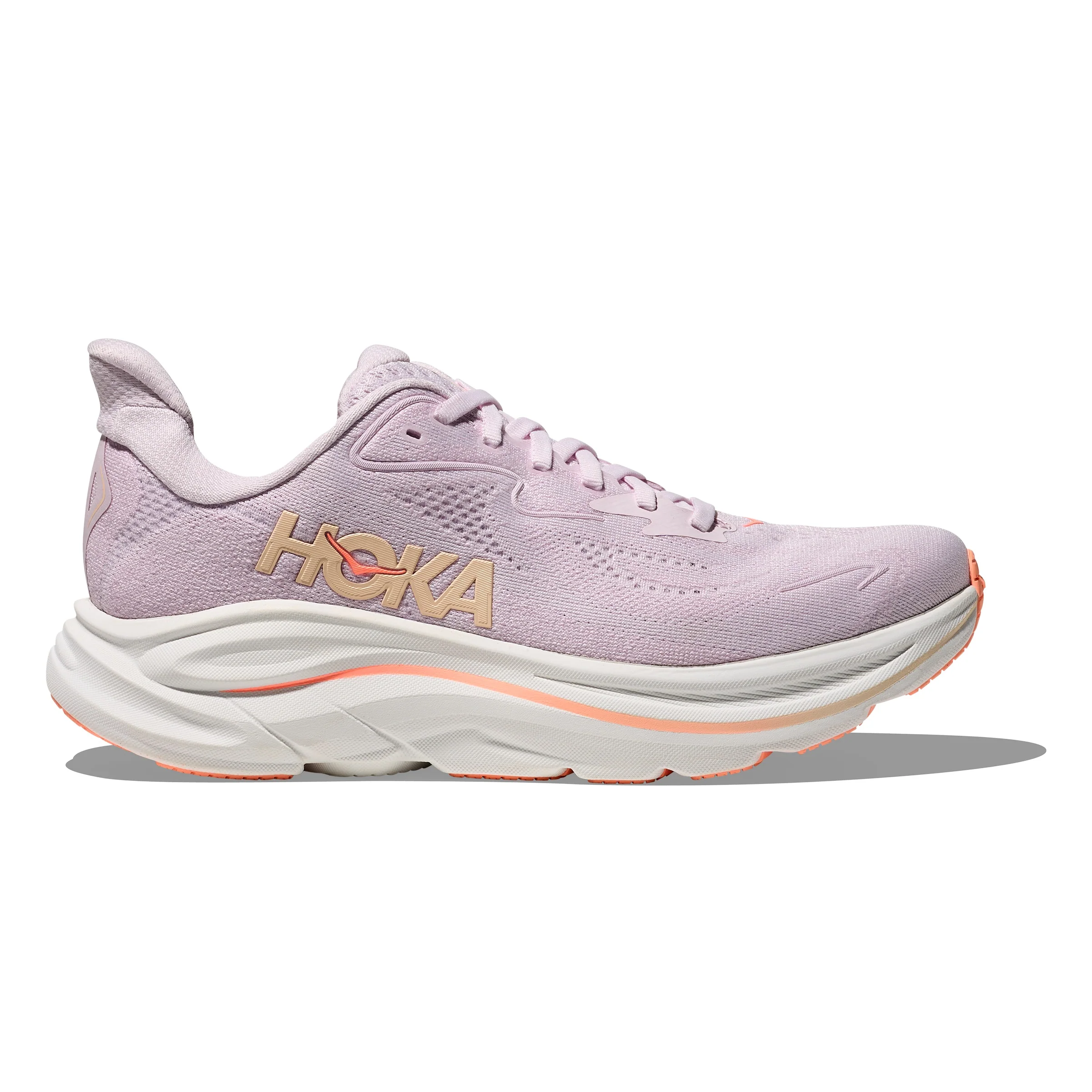 Hoka Clifton 10 | Lilac Cream / Tangerine Glow | Womens - Ekiden Sports