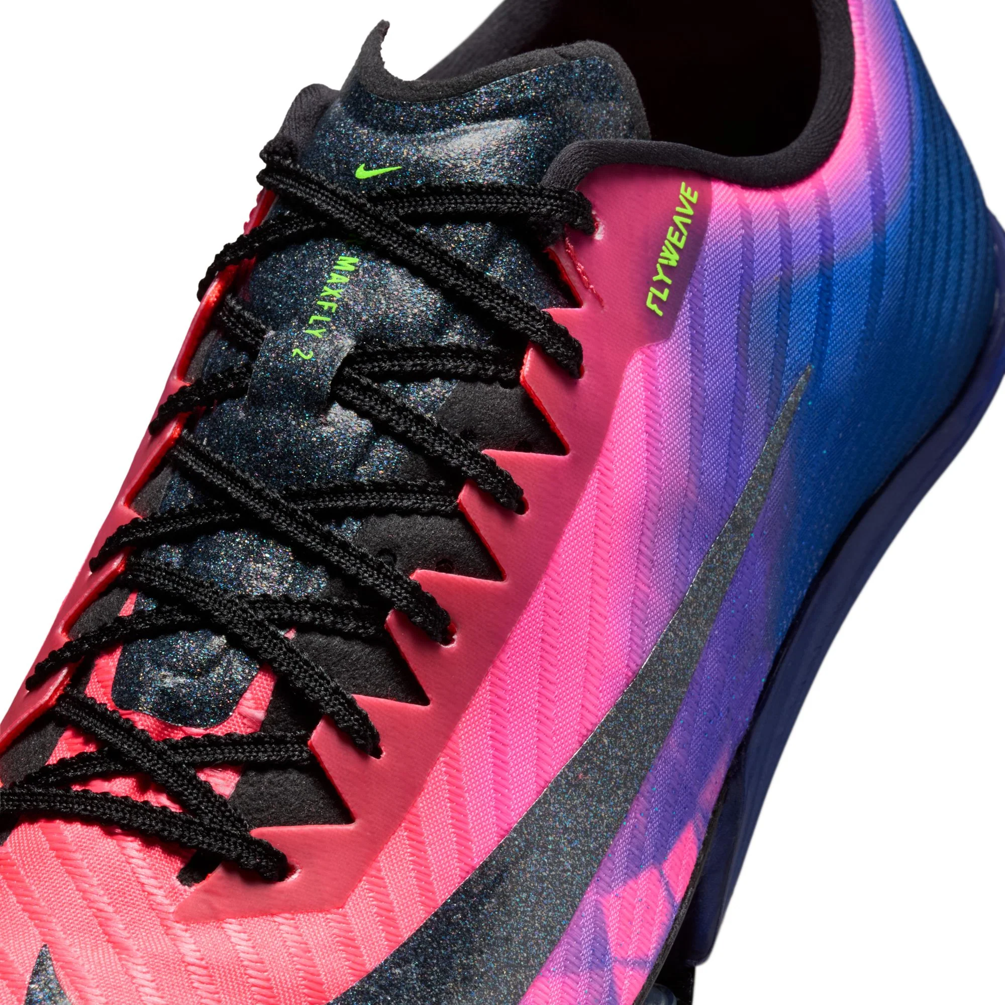 Nike Maxfly 2 Glam Spikes | Fierce Purple / Black / Flash Crimson | Unisex - Ekiden Sports