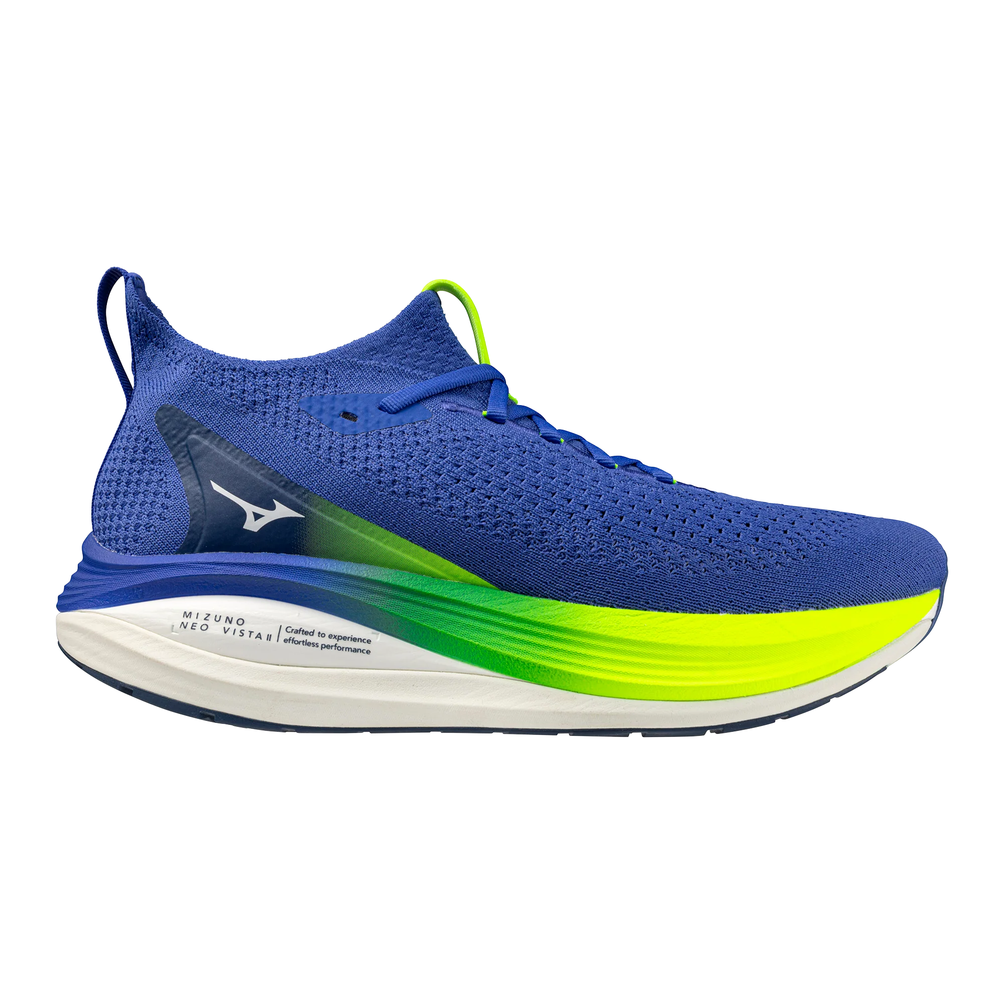 Mizuno Neo Vista 2 | Dazzling Blue / White / Lightning Yellow | Mens - Ekiden Sports