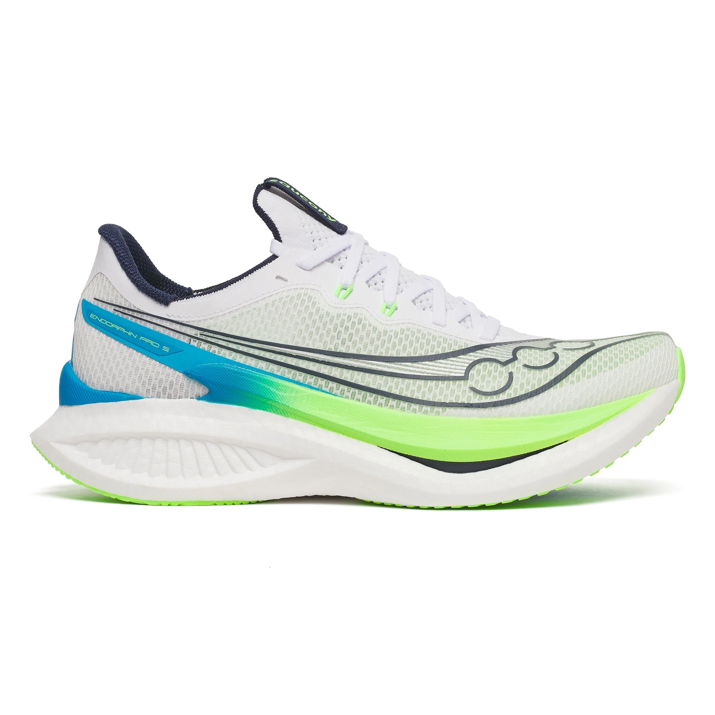 Saucony Endorphin Pro 5 | White / Slime | Mens - Ekiden Sports