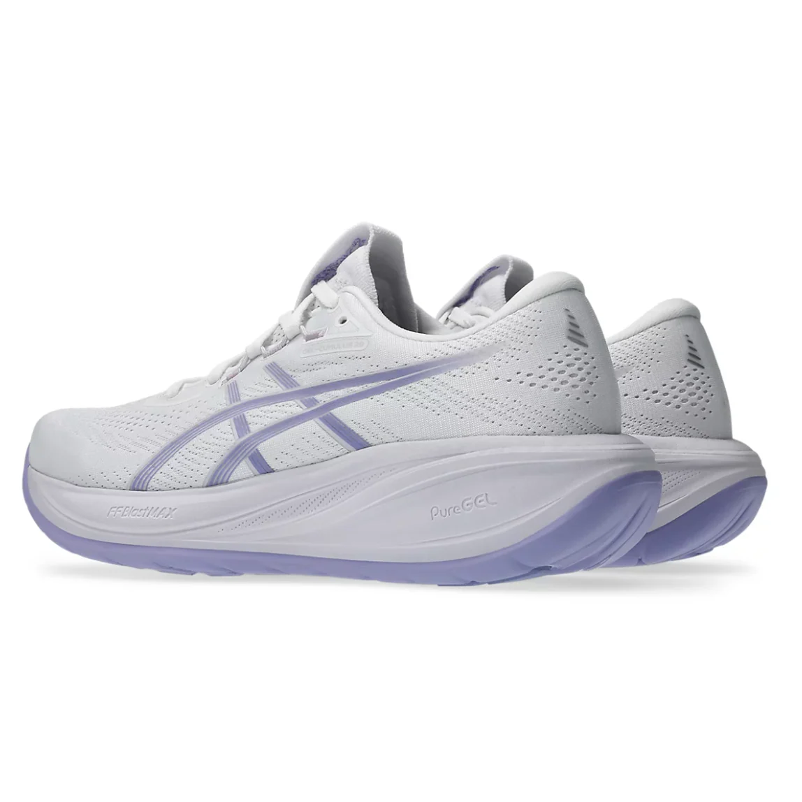 Asics Gel-Cumulus 28 Wide | White / Bluebell | Womens - Ekiden Sports