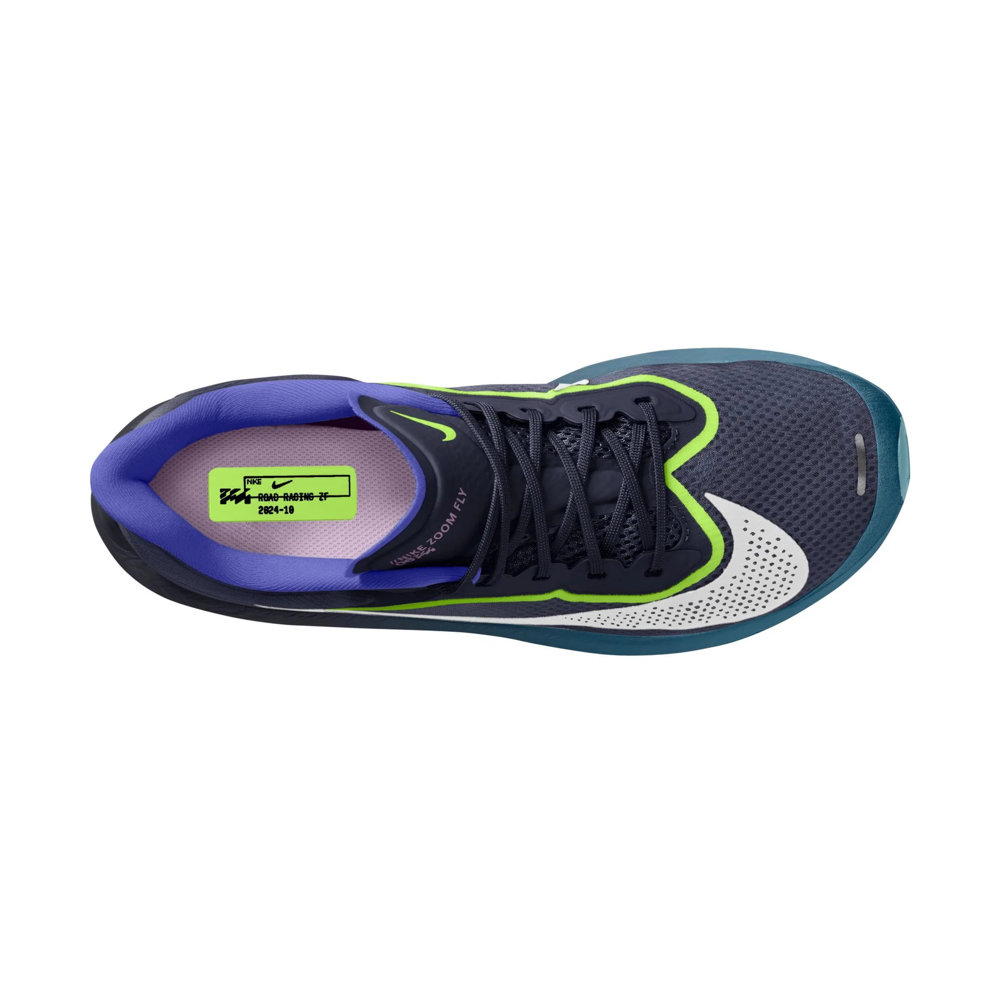 Nike Zoom Fly 6 | Obsidian / White / Persian Violet / Volt | Mens - Ekiden Sports