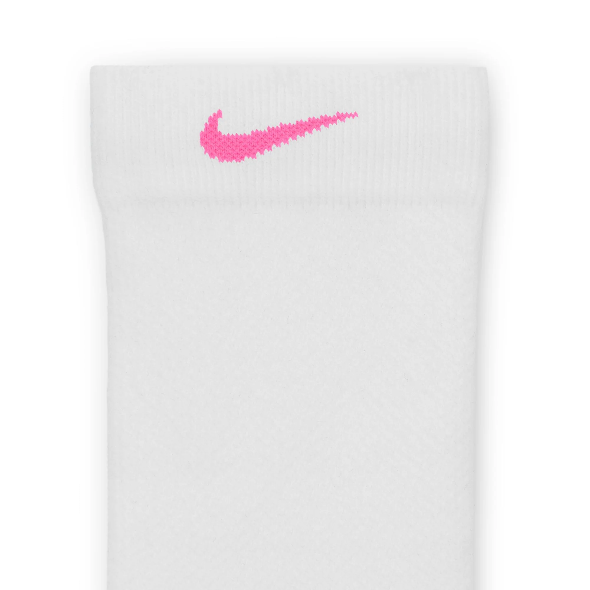 Nike Running Lightweight Sock | Crew Length | White / Hyper Pink - Ekiden Sports
