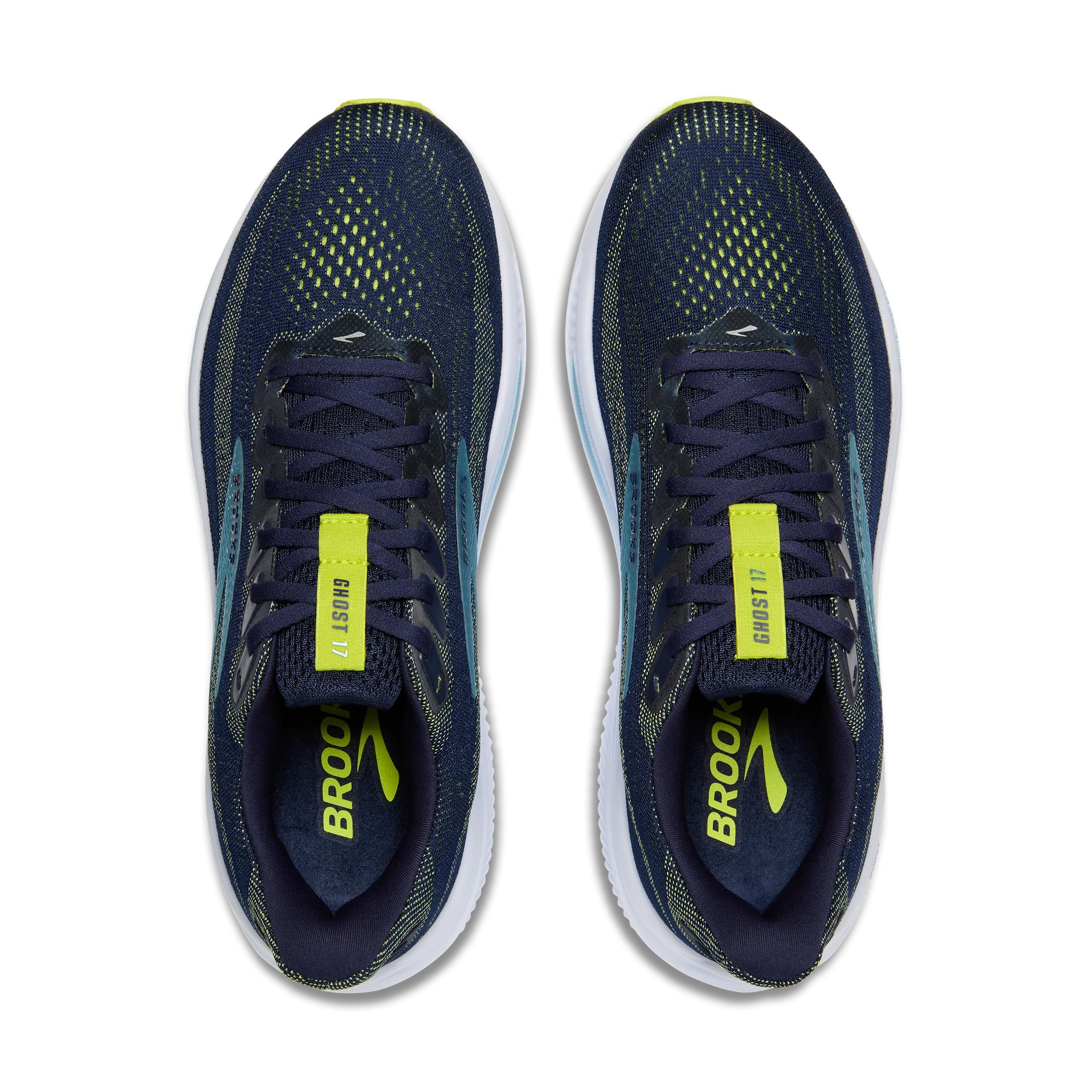 Brooks Ghost 17 | Peacoat / Lime / Blue | Mens - Ekiden Sports