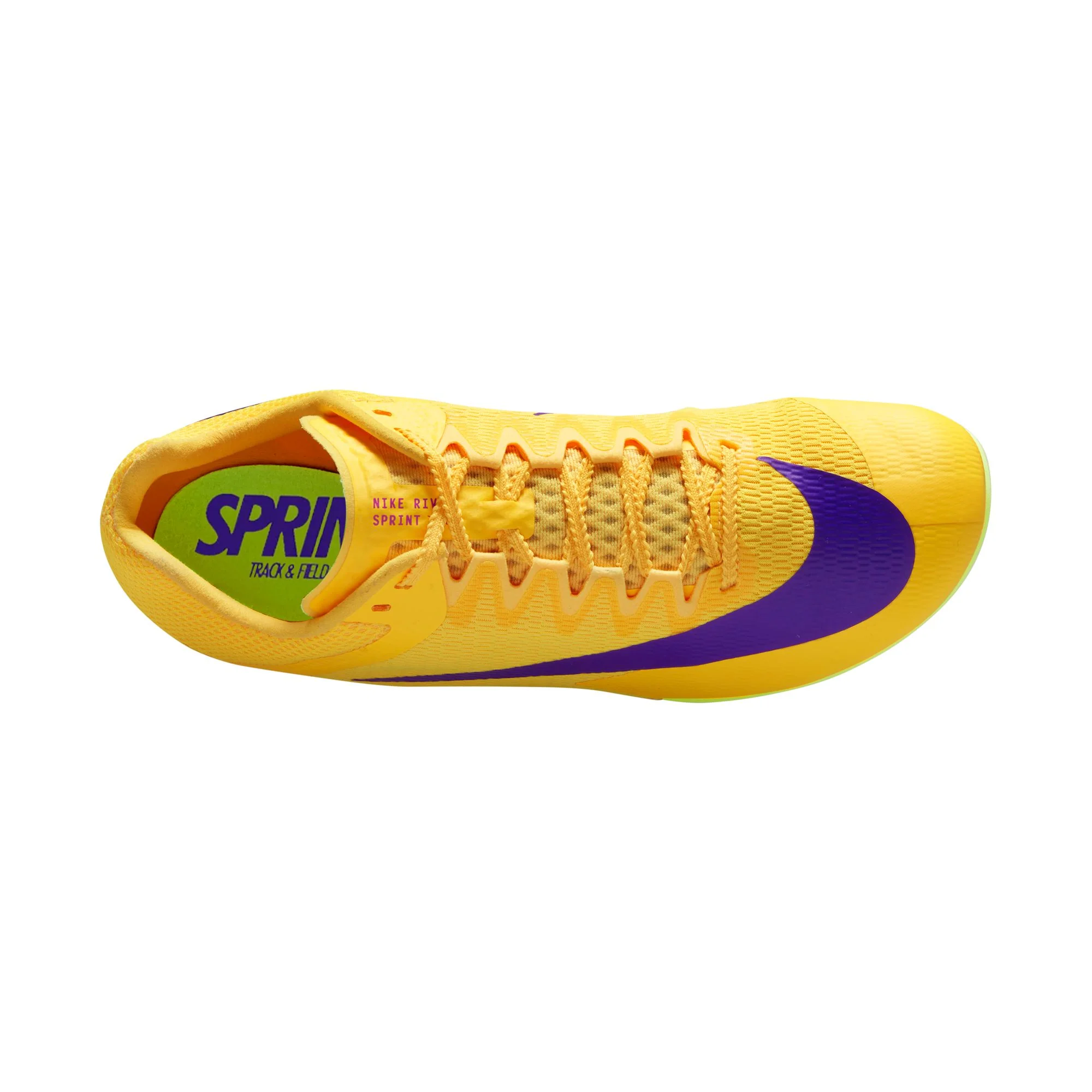 Nike Zoom Rival Sprint Spikes | Citron Pulse / Indigo Burst / Hyper Violet | Unisex - Ekiden Sports