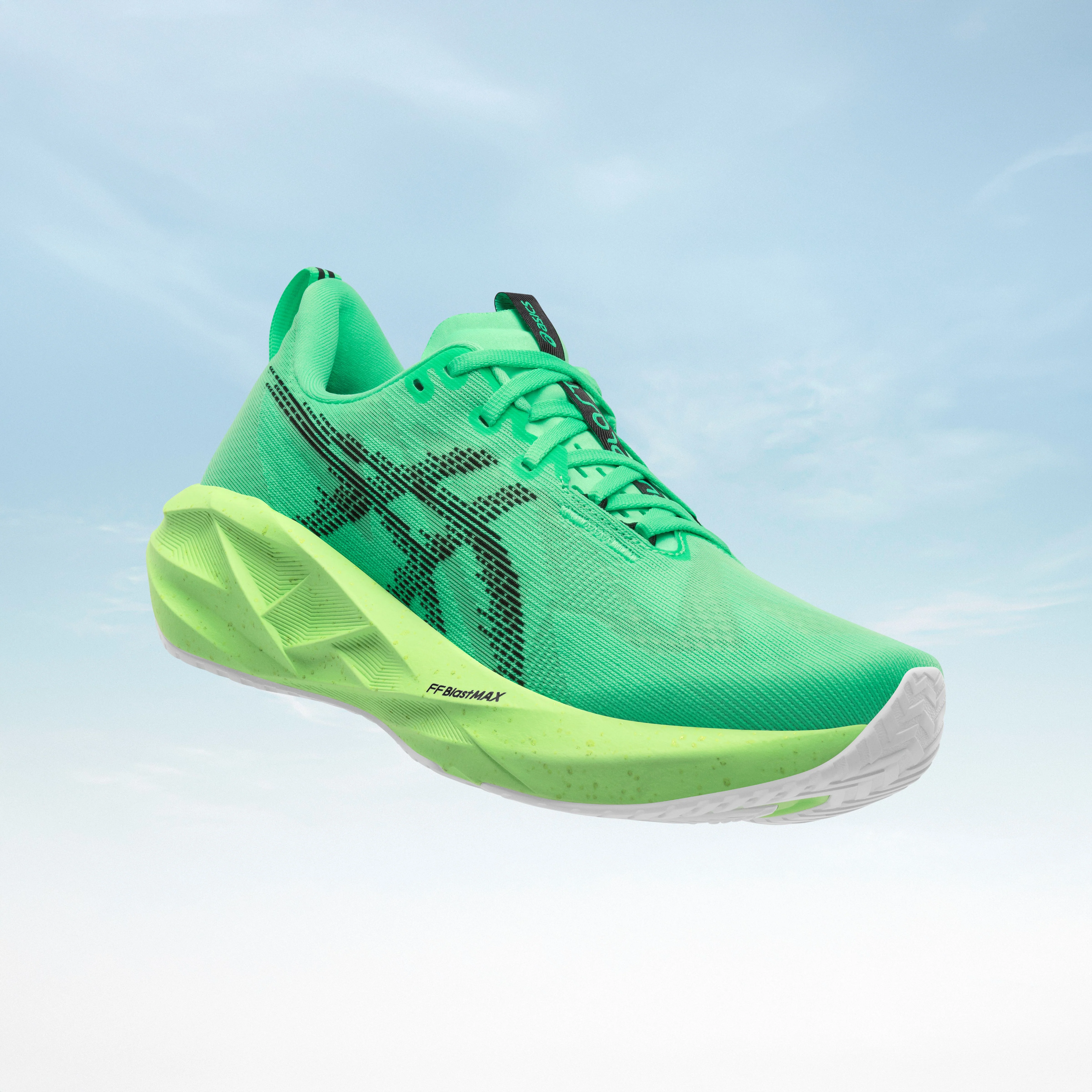 Asics Novablast 5 Ekiden | Vital Green / Black | Mens - Ekiden Sports
