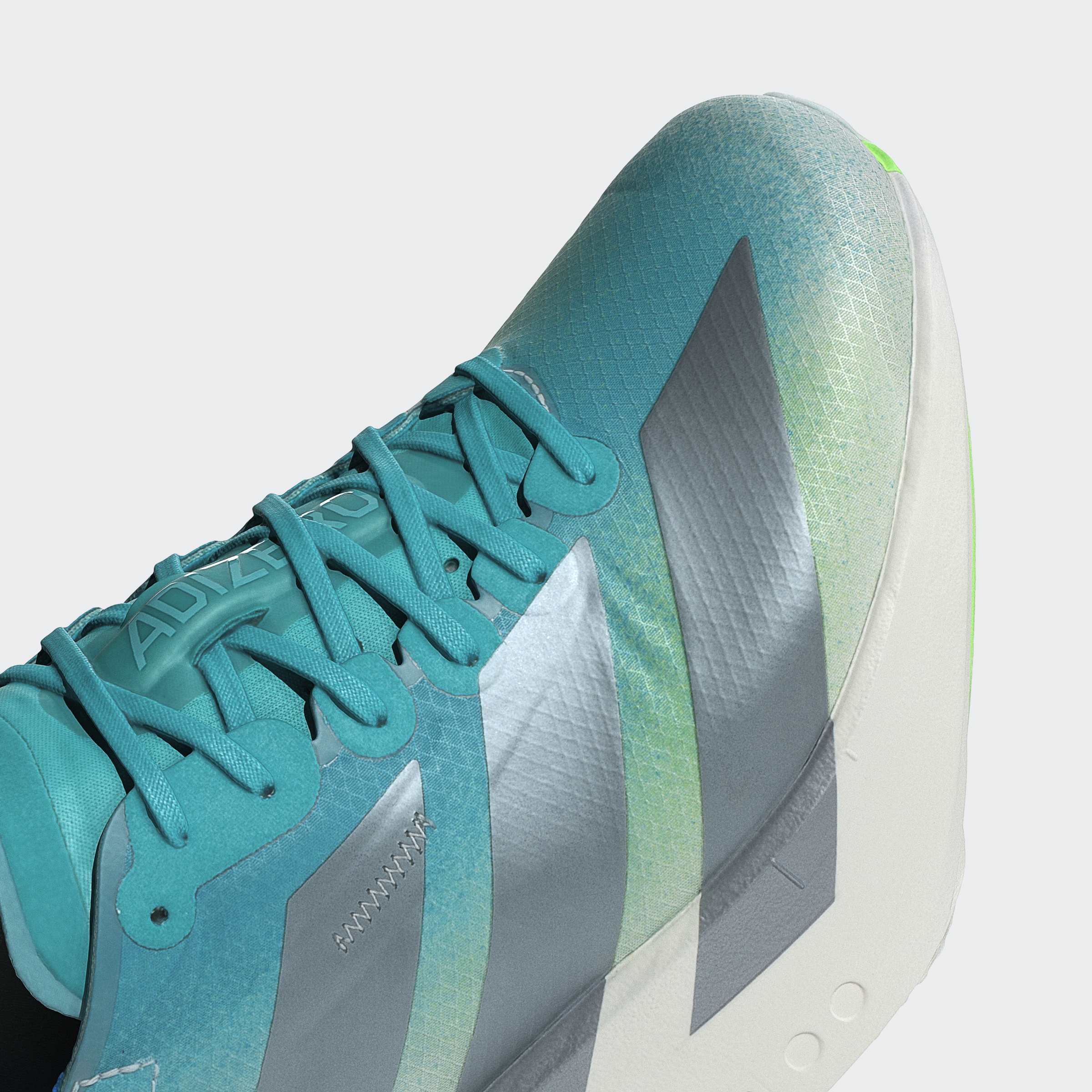 adidas Adizero Adios Pro 4 | Hi-Res Aqua / Iron Metallic / Grey One | Mens - Ekiden Sports