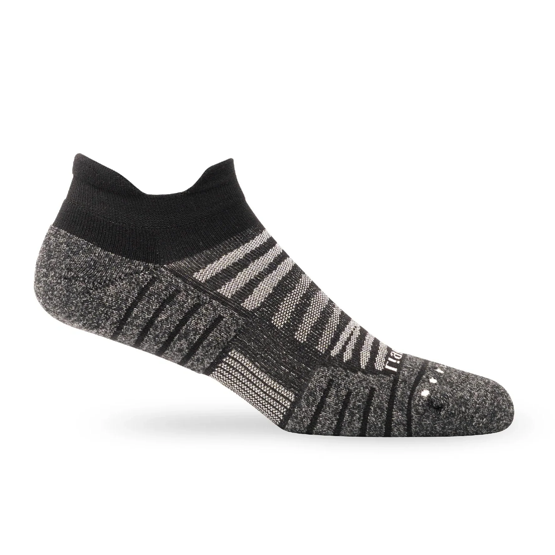 Lightfeet Performance Socks | Midweight | Ankle Length | Black - Ekiden Sports