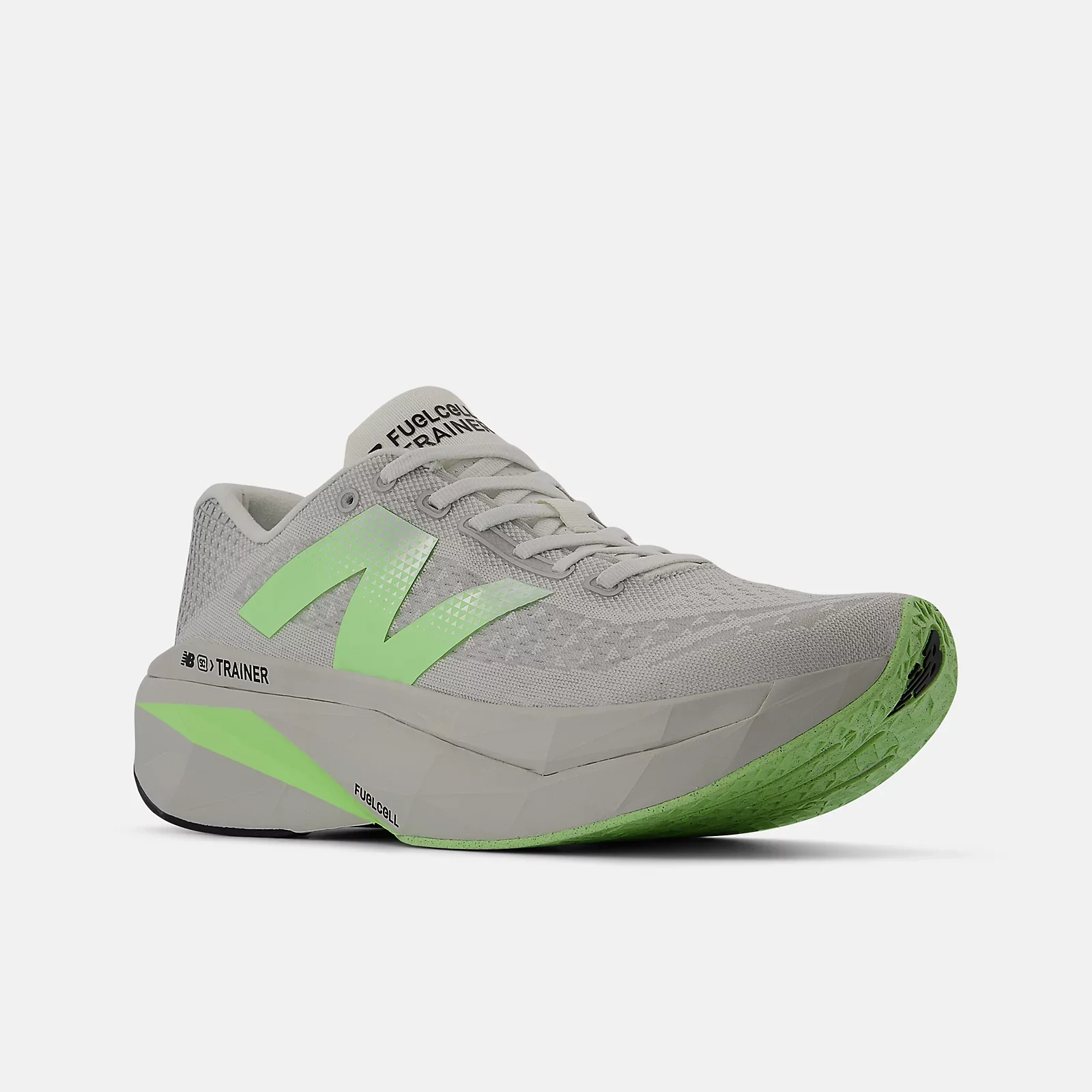 New Balance FuelCell SuperComp Trainer v3 Wide | Grey Matter / Mint Flash | Mens - Ekiden Sports