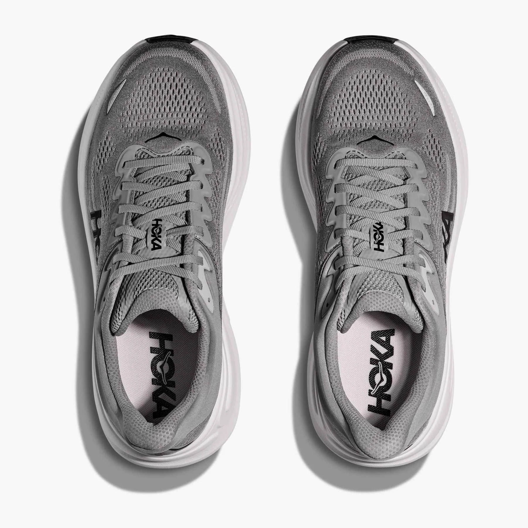 Hoka Bondi 9 | Galactic Grey / Stellar Grey | Mens - Ekiden Sports
